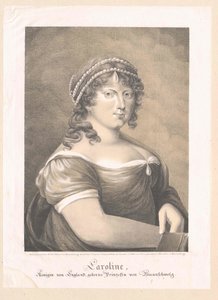 Caroline Amalie of Brunswick-Wolfenbuettel, alkotó: Artist Unknown