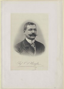 Charles August Herzfeld (nyomtatás) alkotó: Artist Unknown
