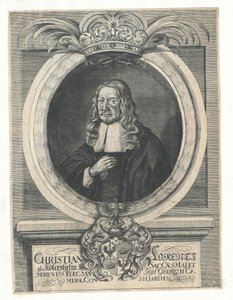 Christian Lorenz Adlershelm (nyomtatás) alkotó: Artist Unknown