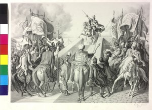 I. Ferdinánd osztrák király magyar királlyá koronázása Pozsonyban 28-án. szeptember 1830. alkotó: Artist Unknown