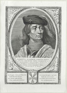 Flandria grófja I. Róbert a frízekből alkotó: Artist Unknown