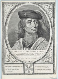 Flandria grófja I. Róbert a frízekből alkotó: Artist Unknown