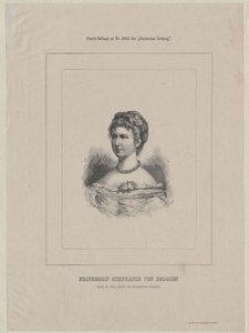 Stephanie osztrák koronahercegnő (nyomtatás) alkotó: Artist Unknown