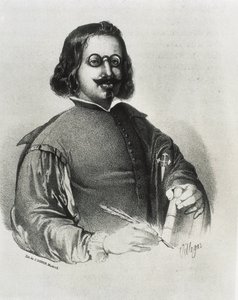 DONON, Julio (19. század). Francisco de Quevedo. Litográfia