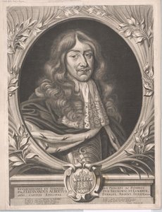 Braunschweig-Wolfenbuettel hercege Ferdinand Albert II (nyomtatás) alkotó: Artist Unknown
