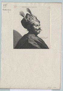 Amda-Jesus, Abesszínia császára (nyomtatás) alkotó: Artist Unknown