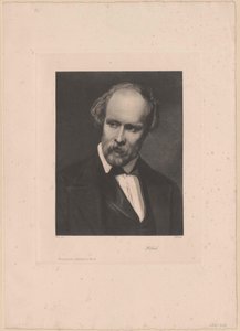 Friedrich Hebbel (nyomtatás) alkotó: Artist Unknown