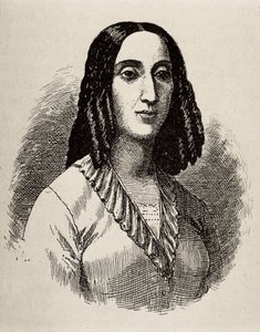 GORRITI, Juana Manuela (1818-1892), argentin írónő. Metszet.