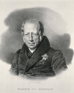 HUMBOLDT, Wilhem von (1767-1835). Német államférfi és filozófus. Litográfia. alkotó: Artist Unknown