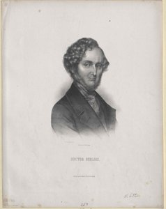 Hector Berlioz (nyomtatás) alkotó: Artist Unknown