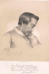 Heinrich Heine (nyomtatás) alkotó: Artist Unknown