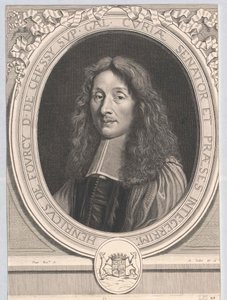 Henri II Fourcy (nyomtatás) alkotó: Artist Unknown