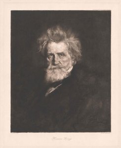 Hermann von Lingg (nyomtatás) alkotó: Artist Unknown