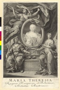 Mária Terézia szent római császárnő alkotó: Artist Unknown
