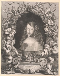 Margarete Theresia spanyol infánsnő (nyomtatás) alkotó: Artist Unknown