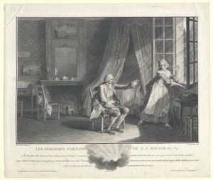 Jean Jacques Rousseau alkotó: Artist Unknown