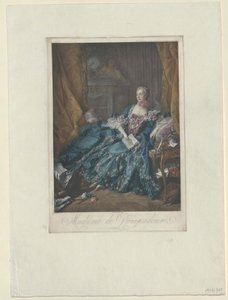 Jeanne Antoinette Poisson Poisson Pompadour alkotó: Artist Unknown