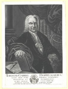 Johann Gabriel Doppelmayr alkotó: Artist Unknown