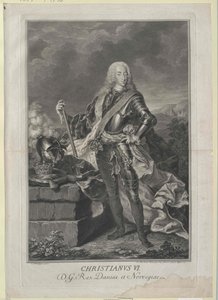VI. keresztény dán király alkotó: Artist Unknown