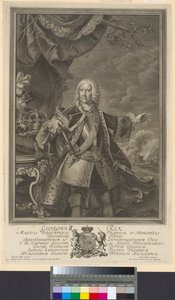 Anglia királya Hannoveri választófejedelem II. György alkotó: Artist Unknown