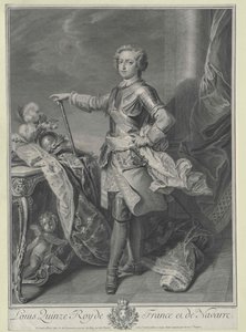 XV. Lajos francia király alkotó: Artist Unknown