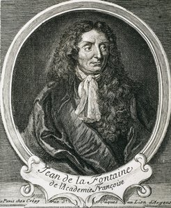 LA FONTAINE, Jean de (1621-1695). Angol író. Metszet alkotó: Artist Unknown