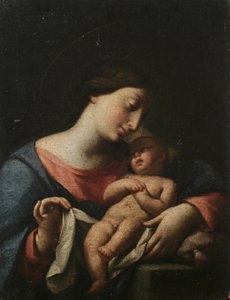 Madonna és gyermeke (olaj, vászon)