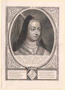 Burgundi Mária (nyomtatás) alkotó: Artist Unknown