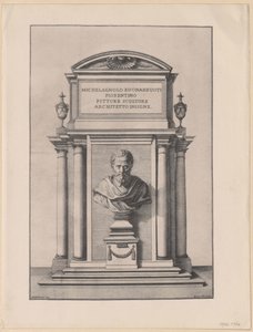 Michelangelo Buonarotti (nyomtatás) alkotó: Artist Unknown