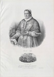 IX. Pius pápa alkotó: Artist Unknown