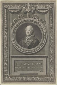 VI. Pius pápa (nyomtatás) alkotó: Artist Unknown