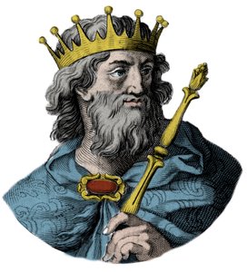 VII. Alfonz, León és Kasztília királyának portréja