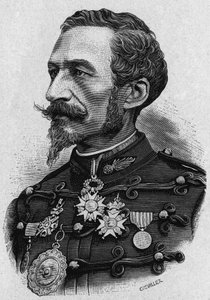 Charles Ragon de Bange ezredes vagy Charles Ragon de Bange (1833-1914) francia tiszt, a nevét viselő tüzérségi rendszer feltalálójának portréja. alkotó: Artist Unknown