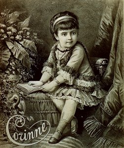 Corinne, egy gyermekszínész portréja alkotó: Artist Unknown