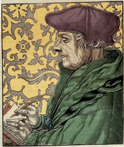 Didier Erasme (Rotterdami Erasmus) (1469 - 1536) holland humanista portréja. alkotó: Artist Unknown