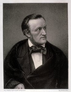 Wilhelm Richard Wagner portréja (metszet) alkotó: Artist Unknown