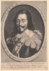 Bernard szász-weimari herceg (nyomtatás) alkotó: Artist Unknown