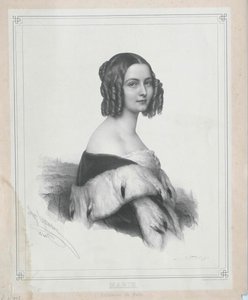 Baden Marie hercegnő (nyomtatás) alkotó: Artist Unknown