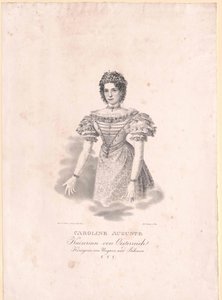 Bajorország hercegnője (1792-1873) Caroline alkotó: Artist Unknown