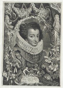 Erzsébet francia hercegnő (nyomtatás) alkotó: Artist Unknown