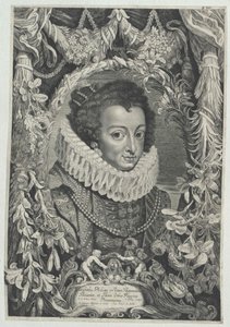 Erzsébet francia hercegnő (nyomtatás) alkotó: Artist Unknown
