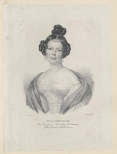 Hohenlohe-Oehringen Mathilde hercegnője alkotó: Artist Unknown