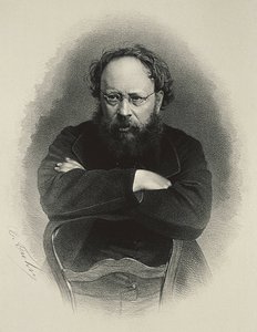 Proudhon, Pierre-Joseph (1809-1865). Francia szocialista teoretikus és közgazdász. Litográfia alkotó: Artist Unknown