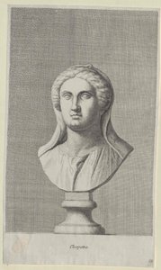 Egyiptom királynője, VII. Kleopátra (nyomtatás) alkotó: Artist Unknown