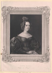 Portugália királynője Mária II da Honor alkotó: Artist Unknown