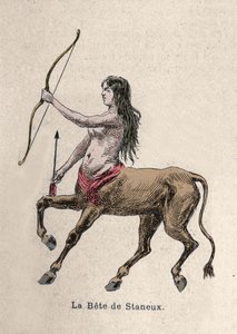 A Staneux Bete ábrázolása Illusztráció alkotó: Artist Unknown