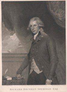Richard Brinsley Sheridan alkotó: Artist Unknown