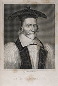 SANDERSON, Robert (1587-1663). Angol teológus és kazuista. Metszet. alkotó: Artist Unknown