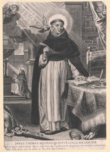 Aquinói Szent Tamás alkotó: Artist Unknown