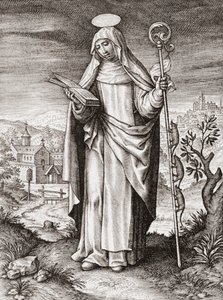 Nivelles-i Szent Gertrúd alkotó: Artist Unknown